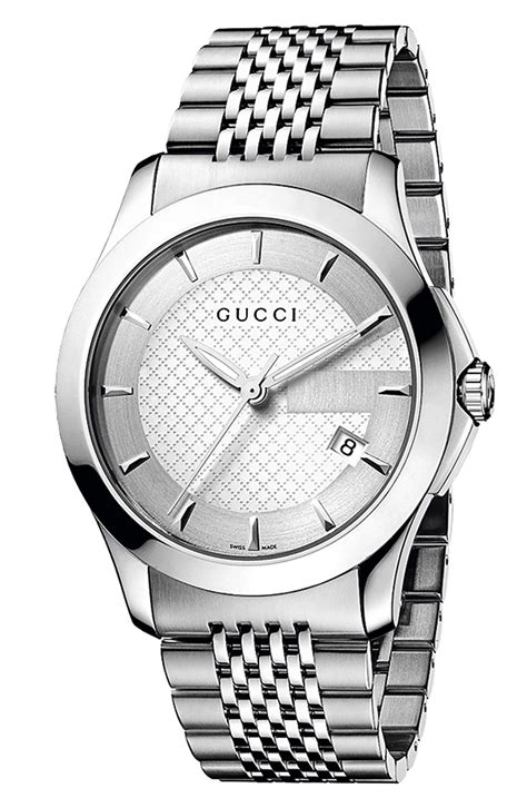 gucci g timeless stainless steel watch|More.